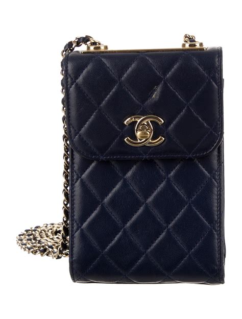 chanel phone case bag|Chanel mobile phone bag.